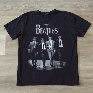 Orijin The Beatles Graphic T-Shirt Black Size L